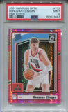 2024 Donovan Clingan Panini Donruss Optic PINK HYPER RATED ROOKIE PSA 9 #272 PORTLAND TRAILBLAZERS 3667