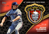 2023 Roger Clemens Topps Series 2 BLACK CROWNING ACHIEVEMENTS 032/299 COMMEMORATIVE PATCH #CA-RC Toronto Blue Jays