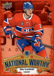 2024 Juraj Slafkovsky Upper Deck NSCC NATIONAL WORTHY RED 14/25 Montreal Canadiens #NWP-6