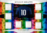 2024 Kylian MBappe Relic Leaf In The Game Used #RM-20 27/35 RARE MATERIALS RAINBOW FOIL GAME WORN RELIC