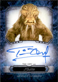 2016 Tim Dry as J'Quille Autograph Topps Star Wars Masterwork AUTO
