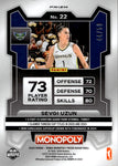 2024 Sevgi Uzun Panini Prizm Monopoly MILLIONARE SHIMMER PURPLE ROOKIE 44/50 Dallas Wings #22