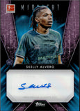 2023-24 Skelly Alvero Autograph Topps Midnight Bundesliga #GG-SA GLIMMER GRAPHS ROOKIE AUTO SV WERDER BREMEN