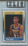 1988-89 Reggie Miller Fleer ROOKIE RC BGS 8.5 #57 Indiana Pacers HOF 5260