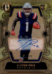 2024 Ja'Lynn Polk Panini Gold Standard ROOKIE AUTO 98/199 New England Patriots #130