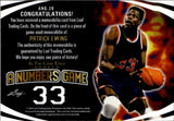2024 Patrick Ewing Leaf In the Game Used A NUMBERS GAME JERSEY 2/9 New York Knicks #ANG-39