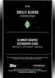 2023-24 Skelly Alvero Autograph Topps Midnight Bundesliga #GG-SA GLIMMER GRAPHS ROOKIE AUTO SV WERDER BREMEN