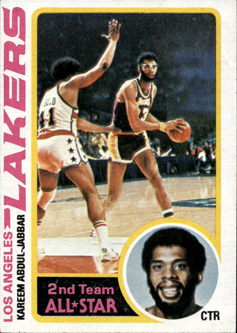 1978-79 Kareem Abdul-Jabbar Topps Los Angeles Lakers #110 BV$40