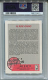 1990 Vlade Divac Fleer Basketball ROOKIE SENSATIONS PSA 9 #9 LOS ANGELES LAKERS 0621
