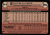 2024 Elly De La Cruz Topps Chrome SILVER PACK PURPLE MOJO ROOKIE 40/75 RC #T89C-83 Cincinnati Reds