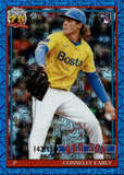 2026 Connelly Early Topps Series 1 SILVER PACK 1991 DESIGN BLUE MOJO REFRACTOR ROOKIE 143/150 RC #91C2-15 Boston Red Sox