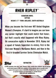 2020 Rhea Ripley Topps Chrome ROOKIE REFRACTOR RC #97 NXT