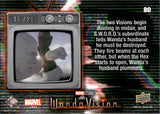 2022 You Must Be Destroyed Upper Deck WandaVision BLACK AND WHITE 15/25 #80