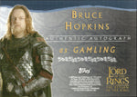 2004 Bruce Hopkins as Gamling Topps Lord of the Rings Return of the King AUTO AUTOGRAPH #NNO 3