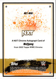 2025 Wolfgang Topps Chrome Sapphire Edition WWE RED REFRACTOR AUTO 2/5 AUTOGRAPH #NCT-WGG NXT