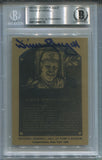 1981 Willie Stargell Metallic HOF Plaque BAS AUTHENTIC AUTO AUTOGRAPH #NA Pittsburgh Pirates 8115