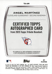 2025 Angel Martinez Topps Tribute GREEN ROOKIE AUTO 16/99 AUTOGRAPH RC #TA-AM Cleveland Guardians