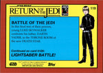2023 Battle of the Jedi Topps Chrome Star Wars Sapphire Edition RETURN OF THE JEDI EMERALD GREEN 44/60 #119