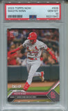 2023 Masyn Winn Topps Now CALL UP ROOKIE RC PSA 10 #828 St. Louis Cardinals 1947