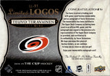 2018-19 Teuvo Teravainen Upper Deck The Cup LIMITED LOGOS PATCH AUTO 50/50 AUTOGRAPH RELIC #LL-TT Carolina Hurricanes