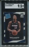 2017-18 Bam Adebayo Donruss Optic RATED ROOKIE RC SGC 9.5 #187 Miami Heat 6461