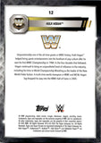 2025 Hulk Hogan Topps Chrome WWE AQUA SHIMMER REFRACTOR 053/199 #12 WWE Legend