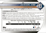 2025 Jackson Jobe Bowman Chrome SILVER PACK BLUE MOJO ROOKIE 124/150 RC #50 Detroit Tigers