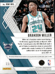 2023-24 Brandon Miller Panini Phoenix ORANGE ROOKIE JERSEY 11/75 RELIC RC #RM-MIL Charlotte Hornets