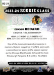 2023-24 Connor Bedard Upper Deck Series 2 ROOKIE CLASS RC #RC-21 Chicago Blackhawks