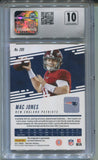 2021 Mac Jones Panini Prestige RED XTRA POINTS PREMIUM RED ROOKIE AUTO AUTOGRAPH SGC 10 #205 New England Patriots 1002
