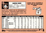 2018 Aaron Judge Topps Heritage BAT ON SHOULDER #25 New York Yankees 4