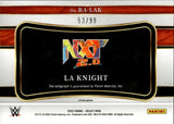 2022 LA Knight Panini Select WWE RED RINGSIDE ACTION SIGNATURES AUTO 33/99 AUTOGRAPH #RA-LAK Friday Night Smackdown
