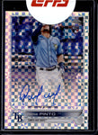 2022 Rene Pinto Topps Chrome XFRACTOR ROOKIE AUTO 063/125 AUTOGRAPH RC #AC-RP Tampa Bay Rays