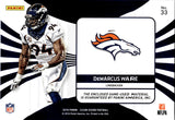 2016 DeMarcus Ware Panini Clear Vision CLEAR CLOTH JUMBO PATCH 02/25 RELIC #33 Denver Broncos