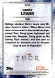 2025 Darcy Lewis Topps Chrome Marvel Studios "THE SNAP" VARIATION ORANGE REFRACTOR 10/25 #S-16 Thor