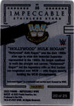 2023 "Hollywood" Hulk Hogan Panini Immaculate Collection WWE ORANGE STAINLESS STARS 20/25 #25 WWE HOF