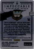 2023 "Hollywood" Hulk Hogan Panini Immaculate Collection WWE ORANGE STAINLESS STARS 20/25 #25 WWE HOF
