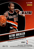 2023-24 Clyde Drexler Panini Revolution AUTO 06/25 AUTOGRAPH #A-CDB Portland Trail Blazers HOF