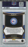 2024-25 Adem Bona Panini Select PURPLE ROOKIE SIGNATURE AUTO 49/75 AUTOGRAPH PSA 9 #RSADM Philadelphia 76ers 6819