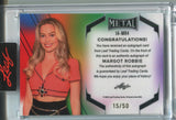 2024 Margot Robbie Leaf Metal THE IMMORTALS PURPLE AUTO 15/50 AUTOGRAPH #IA-MR4 Wolf of Wallstreet