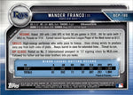 2019 Wander Franco Bowman Chrome PROSPECTS 1ST BOWMAN #BCP-100 Tampa Bay Rays 1