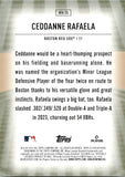 2024 Ceddanne Rafaela Topps Update Series ROOKIE HOME FIELD ADVANTAGE RC #HA-23 Boston Red Sox