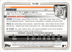 2020 Matt Manning Bowman PURPLE PROSPECT AUTO 152/250 AUTOGRAPH #PA-MM Detroit Tigers