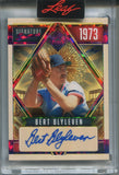 2025 Bert Blyleven Leaf Seasons in The Sun RAINBOW FOIL SIGNATURE SERIES AUTO 07/15 AUTOGRAPH #SSE-BB1 Minnesota Twins HOF