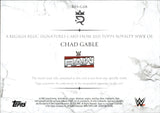 2025 Chad Gable Topps Royalty WWE REGALIA DUAL SHIRT AUTO 06/99 AUTOGRAPH RELIC #RES-GAB Monday Night Raw