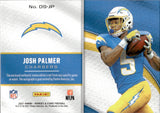 2021 Josh Palmer Panini Rookies & Stars DRESS FOR SUCCESS ROOKIE JERSEY AUTO 51/99 AUTOGRAPH #DS-JP Los Angeles Chargers