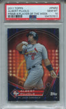 2011 Albert Pujols Topps PRIME 9 PLAYER OF THE WEEK PSA 10 #PNR2 St. Louis Cardinals 7611