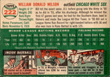 1954 Bill Wilson Topps ROOKIE RC #222 Chicago White Sox BV $30