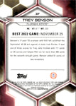 2023 Trey Benson Bowman's Best University BLUE REFRACTOR ROOKIE 141/150 RC #37 Arizona Cardinals