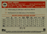 2021 Kent Hrbek Topps Chrome Platinum Anniversary BLACK AND GOLD 70TH ANNIVERSARY REFRACTOR 07/10 #580 Minnesota Twins